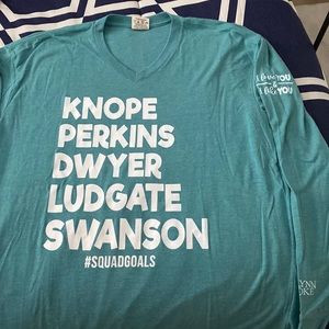 XL Jadelynn Brooke Parks & Rec Squad Goals Long Sleeve T-Shirt
